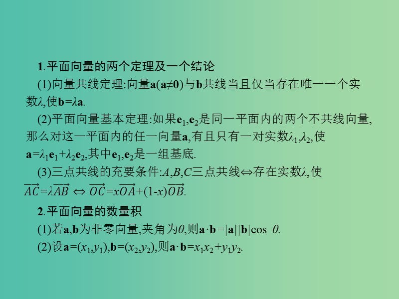 2019年高考数学总复习 第二部分 高考22题各个击破 1.4 平面向量题专项练课件 文.ppt_第2页