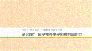 2018-2019版高中化學 專題2 原子結(jié)構(gòu)與元素的性質(zhì) 第二單元 元素性質(zhì)的遞變規(guī)律 第1課時課件 蘇教版選修3.ppt