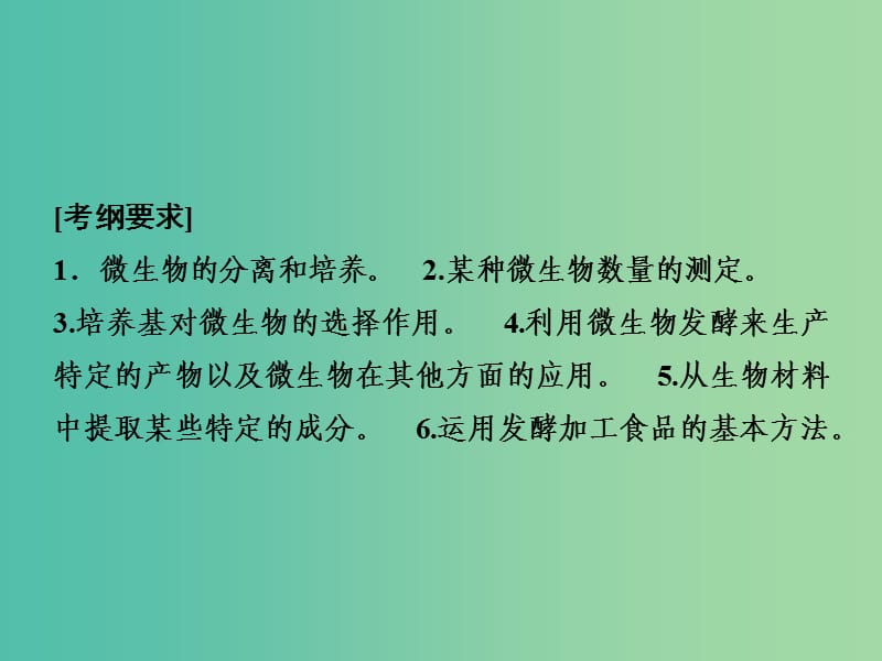 2019高考生物二轮复习 专题八 生物技术实践课件.ppt_第2页