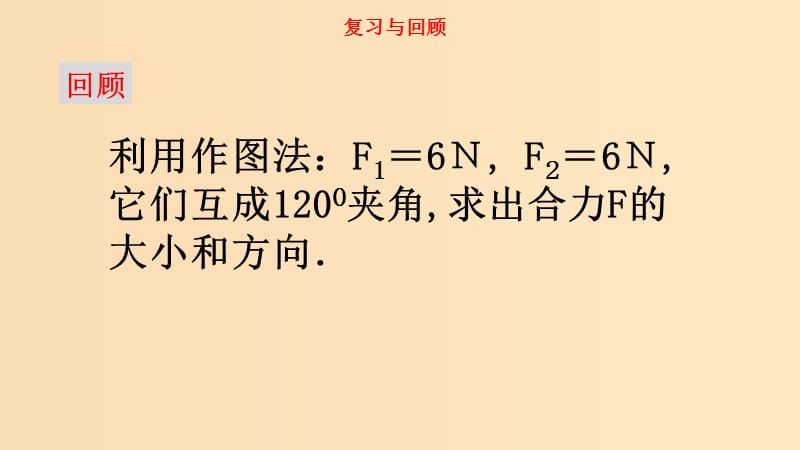 2018高中物理 第二章 力 专题2.5 力的合成 第二课时课件 教科版必修1.ppt_第2页