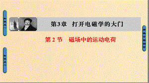 2018版高中物理 第3章 打開電磁學(xué)的大門 第2節(jié) 磁場中的運動電荷課件 魯科版選修1 -1.ppt