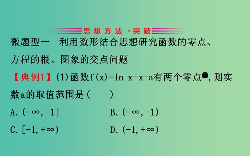 2019届高考数学二轮复习 第一篇 思想、方法与技巧 1.2 数形结合思想课件.ppt_第3页