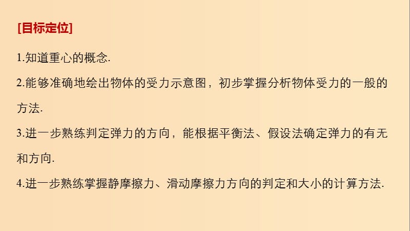 2018-2019高中物理 第3章 力与相互作用 3.4 分析物体的受力课件 沪科版必修1.ppt_第2页