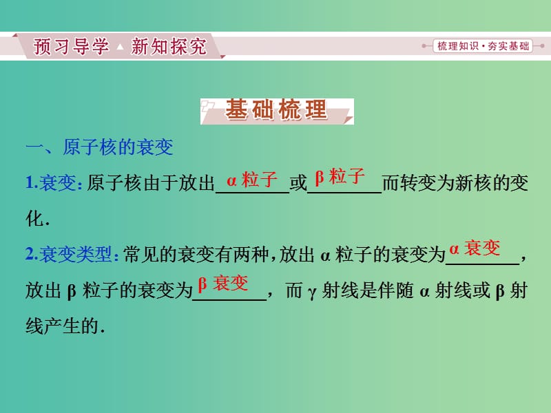 2019年高中物理 第十九章 原子核 第2节 放射性元素的衰变课件 新人教版选修3-5.ppt_第3页