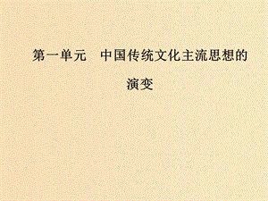 2018-2019高中歷史 第一單元 中國(guó)傳統(tǒng)文化主流思想的演變 第4課 明清之際活躍的儒家思想課件 新人教版必修3.ppt