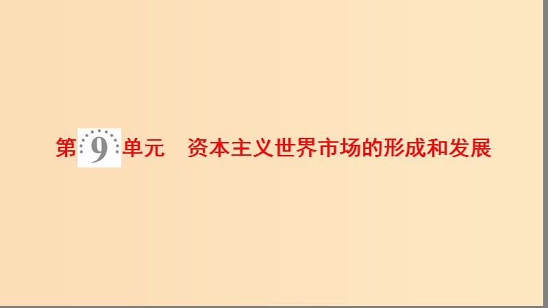 2019版高考历史一轮复习 第9单元 资本主义世界市场的形成和发展 第18讲 新航路的开辟和殖民扩张与掠夺课件 北师大版.ppt_第1页