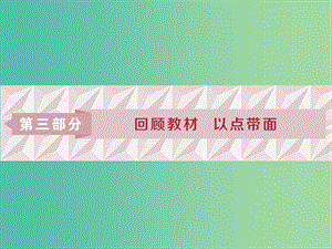 2019屆高考數(shù)學二輪復習 第三部分 回顧教材 以點帶面 1 回顧1 集合、常用邏輯用語、復數(shù)課件.ppt