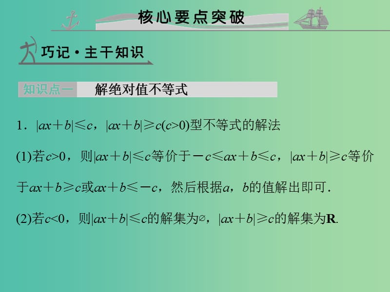 高考数学复习 第十四章 不等式选讲课件 文.ppt_第3页