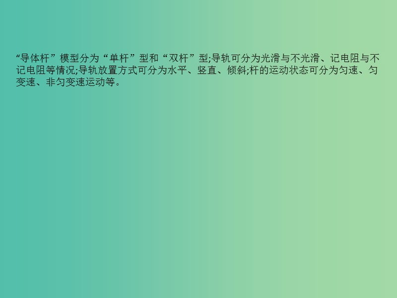 2019版高考物理一轮复习核心素养微专题九电磁感应中的“导体杆”模型课件.ppt_第3页