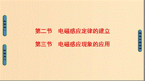 2018版高中物理 第2章 電磁感應(yīng)與電磁場(chǎng) 第2節(jié) 電磁感應(yīng)定律的建立 第3節(jié) 電磁感應(yīng)現(xiàn)象的應(yīng)用課件 粵教版選修1 -1.ppt