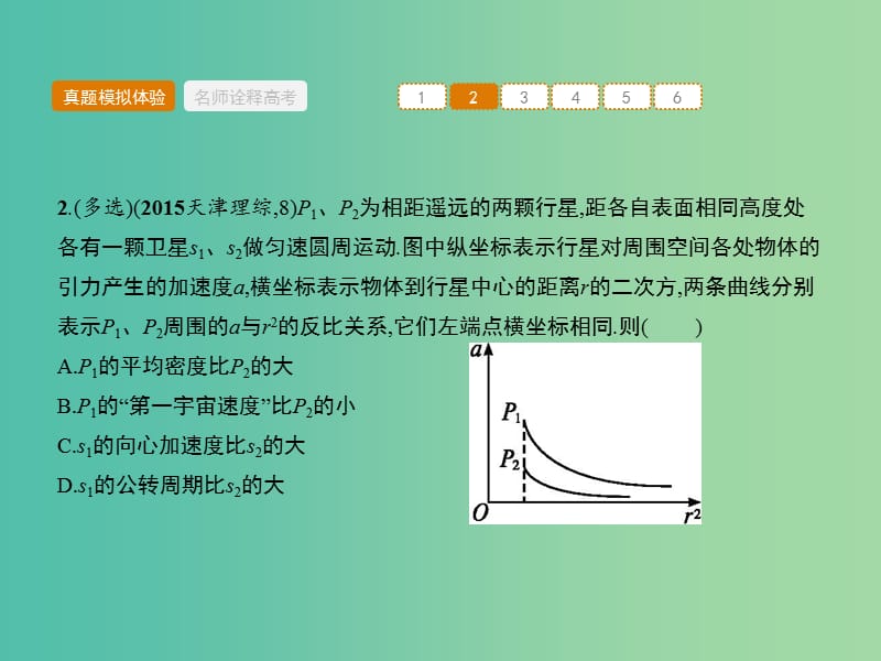 高考物理二轮复习 专题三 力与曲线运动 第二讲 天体运动课件.ppt_第3页