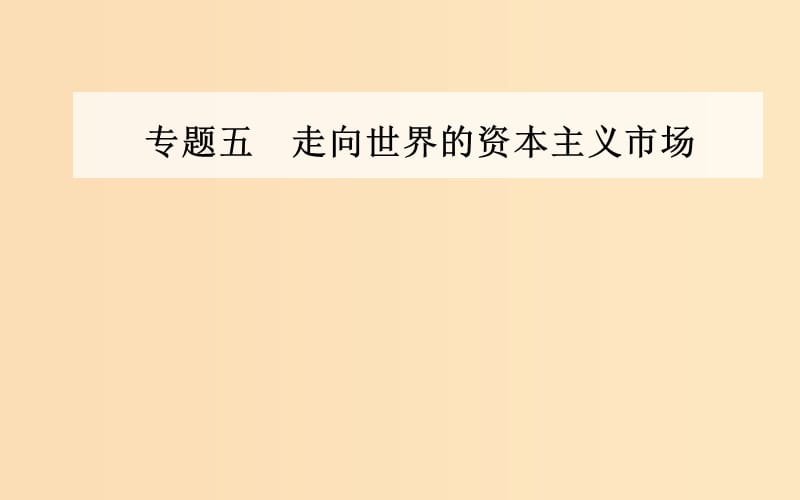 2018-2019學(xué)年高中歷史 專題五 走向世界的資本主義市場(chǎng) 二 血與火的征服與掠奪課件 人民版必修2.ppt_第1頁