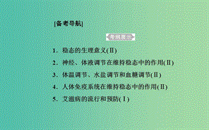 2019高中生物學業(yè)水平復習 專題十四 人體的內(nèi)環(huán)境與穩(wěn)態(tài) 考點1 穩(wěn)態(tài)的生理意義課件.ppt