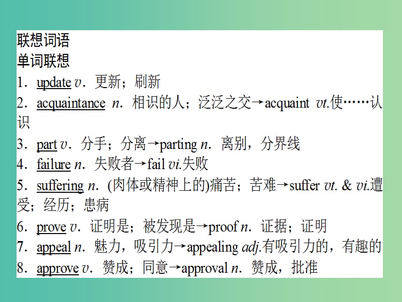 高考英语一轮复习 Module 6 The Tang Poems课件 外研版选修8.ppt_第2页