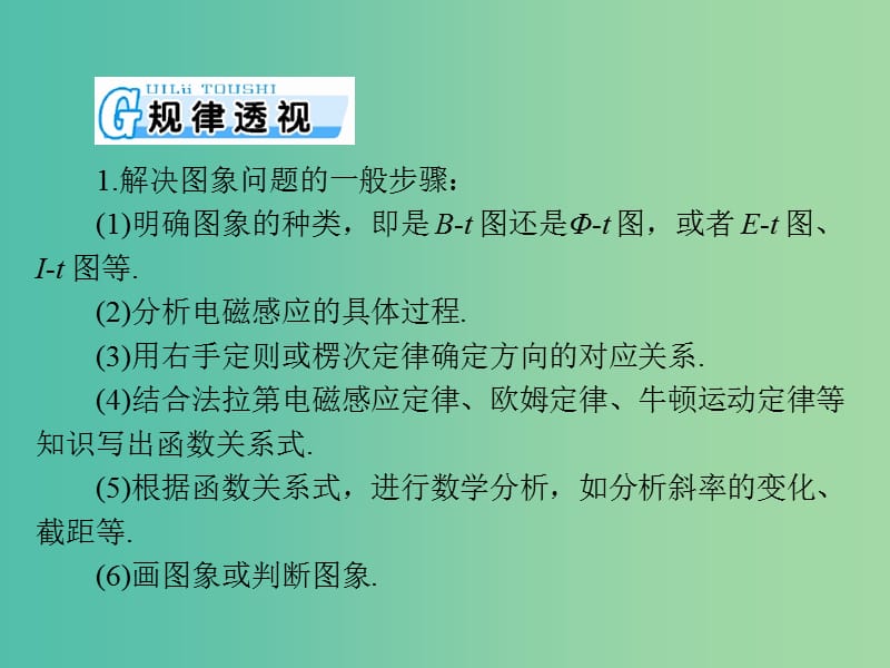 2019版高考物理一轮复习 小专题7 电磁感应中的图象问题课件.ppt_第2页