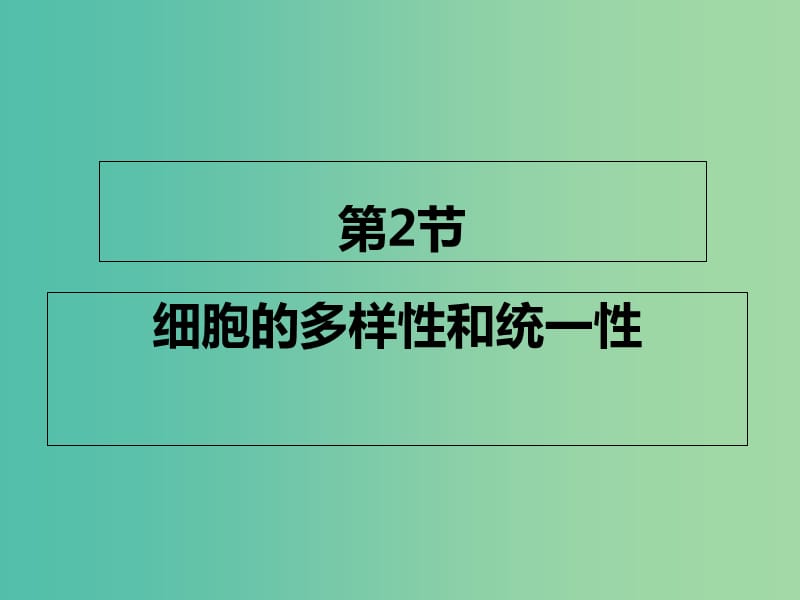 云南省峨山彝族自治县高中生物 第一章 走近细胞 1.2 细胞的多样性和统一性课件7 新人教版必修1.ppt_第1页