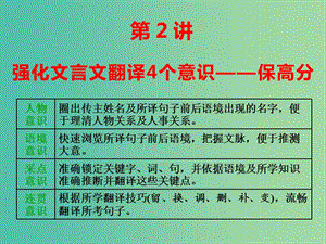 2019屆高三語(yǔ)文二輪復(fù)習(xí) 專(zhuān)題一 文言文閱讀(第2講)課件.ppt