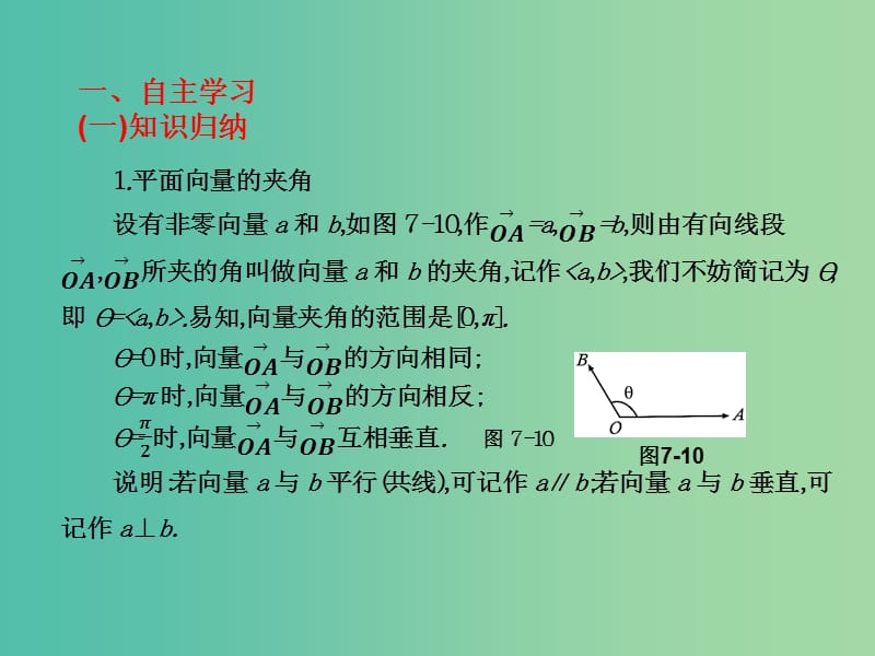 2019年高考数学总复习核心突破 第7章 平面向量 7.3 平面向量内积课件.ppt_第2页