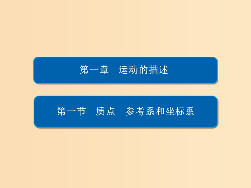 2018-2019學(xué)年高中物理 第一章 運(yùn)動(dòng)的描述 1-1 質(zhì)點(diǎn) 參考系和坐標(biāo)系課件 新人教版必修1.ppt_第1頁(yè)