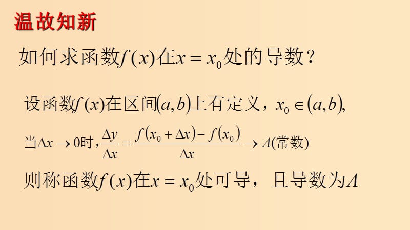 2018年高中数学 第三章 导数及其应用 3.2.1 常见函数的导数课件3 苏教版选修1 -1.ppt_第2页