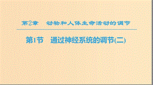 2018秋高中生物 第二章 動(dòng)物和人體生命活動(dòng)的調(diào)節(jié) 第1節(jié) 通過(guò)神經(jīng)系統(tǒng)的調(diào)節(jié)（二）課件 新人教版必修3.ppt