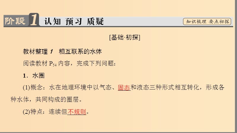 2018版高中地理 第3章 地球上的水 第1节 自然界的水循环课件 新人教版必修1.ppt_第3页