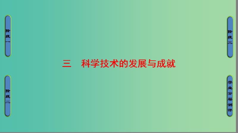 2018年高考歷史一輪復(fù)習(xí) 專題5 3 科學(xué)技術(shù)的發(fā)展與成就課件 新人教版必修3.ppt_第1頁