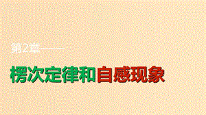 2018版高中物理 第2章 楞次定律和自感现象 2.1 感应电流的方向课件 鲁科版选修3-2.ppt