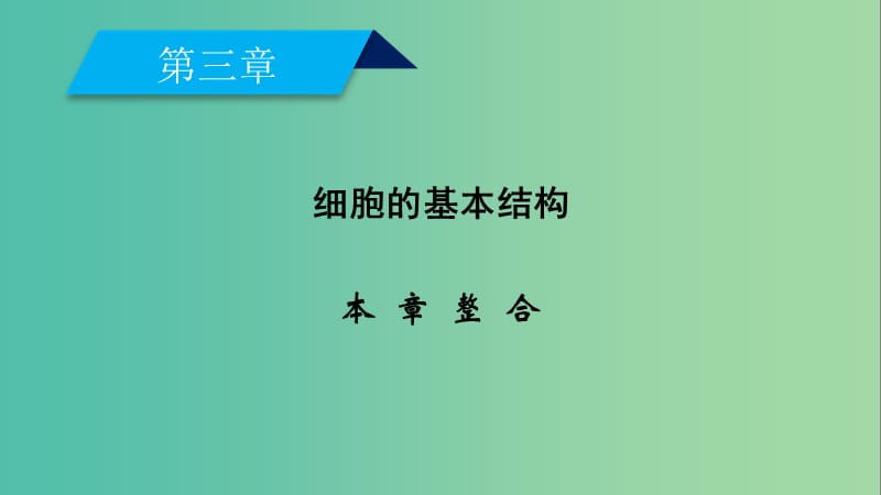 2019版高中生物 第三章 细胞的基本结构本章整合课件 新人教版必修1.ppt_第2页