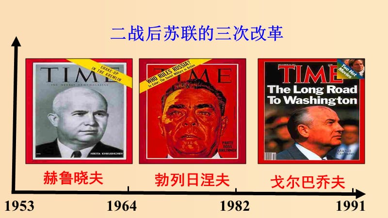 2018-2019学年高中历史 重要微知识点 第21课 二战后苏联的三次改革课件 新人教版必修2.ppt_第1页