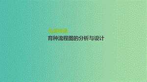 2019屆高考生物一輪復(fù)習(xí) 第7單元 變異、育種與進(jìn)化 拓展微課 育種流程圖的分析與設(shè)計(jì)課件.ppt