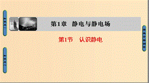 2018版高中物理 第1章 靜電與靜電場 第1節(jié) 認識靜電課件 魯科版選修1 -1.ppt