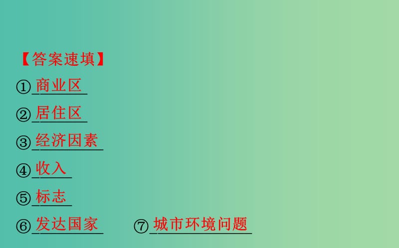 2019届高考地理一轮复习 阶段复习课 第六章 城市与环境课件 新人教版.ppt_第3页