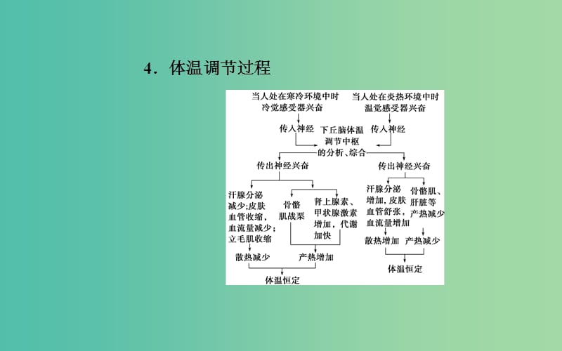 2019高中生物学业水平复习 专题十四 人体的内环境与稳态 考点3 体温调节、水盐调节和血糖调节课件.ppt_第3页