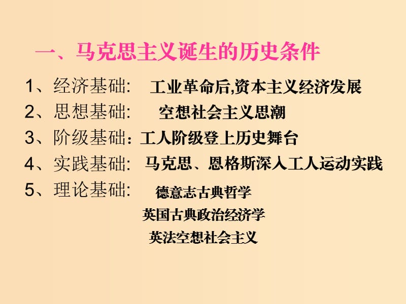 2018-2019学年高中历史 第五单元 从科学社会主义理论到社会主义制度的建立 第18课 马克思主义的诞生课件1 新人教版必修1.ppt_第3页