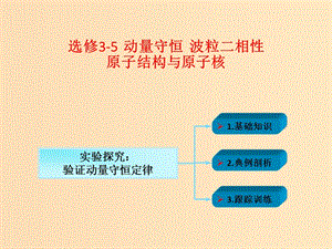 2018年高考物理一輪總復(fù)習(xí) 第1章 第4節(jié) 實驗探究 驗證動量守恒定律課件 魯科版選修3-5.ppt