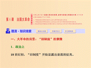 2018-2019學年高中歷史 第二單元 民主與專制的搏斗 第6課 法國大革命課件 岳麓版選修2.ppt