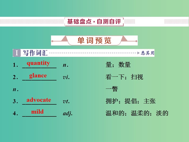 2019年高考英语一轮复习 Unit 4 Global warming课件 新人教版选修6.ppt_第2页