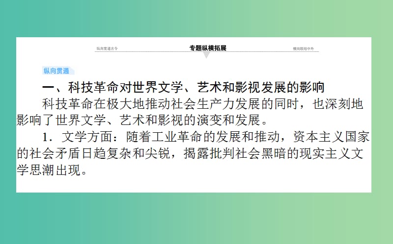 2019年高考历史一轮复习 第14单元 19世纪以来的世界文化单元总结课件 岳麓版.ppt_第2页