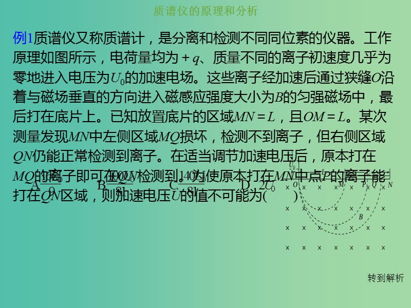 2019版高考物理总复习 第九章 磁场 9-3-1 带电粒子在复合场中运动的实例分析课件.ppt_第3页