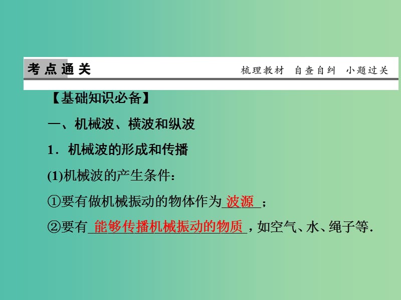 2019版高考物理一轮复习 第十五章 机械振动与机械波 光 电磁波与相对论 第2讲 机械波课件.ppt_第2页