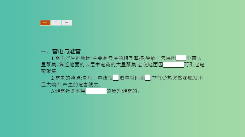 2019高中物理 第一章 电荷的相互作用 1.3 静电与生活课件 沪科选修3-1.ppt_第3页