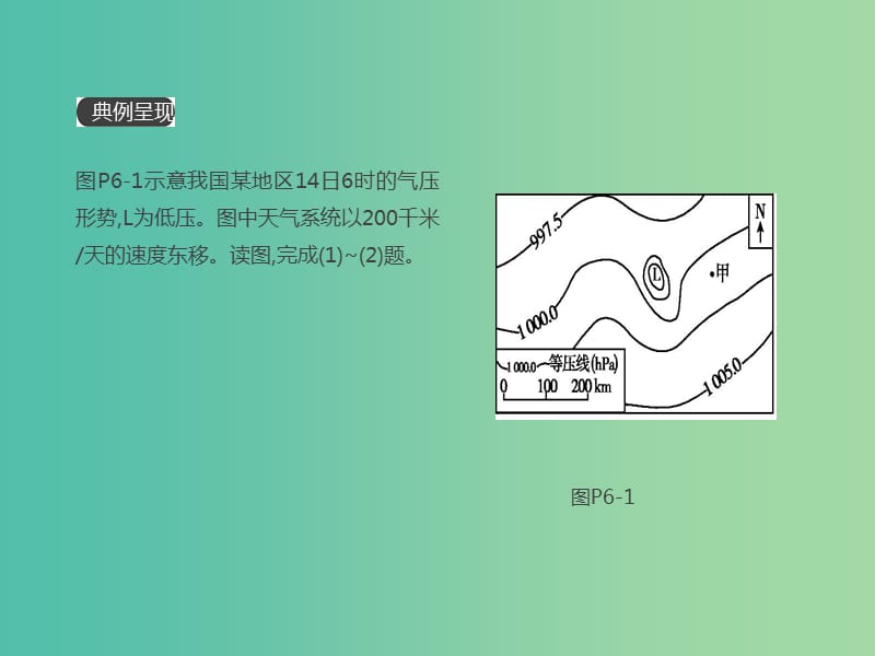 2019届高考地理一轮复习 第3单元 从地球圈层看地理环境 典图判读6 等压线图的判读课件 鲁教版必修1.ppt_第2页