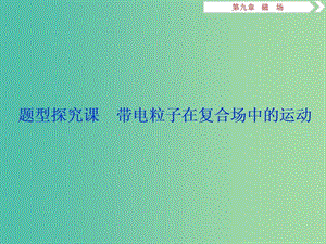 2019屆高考物理一輪復(fù)習(xí) 第九章 磁場(chǎng) 題型探究課 帶電粒子在復(fù)合場(chǎng)中的運(yùn)動(dòng)課件 新人教版.ppt