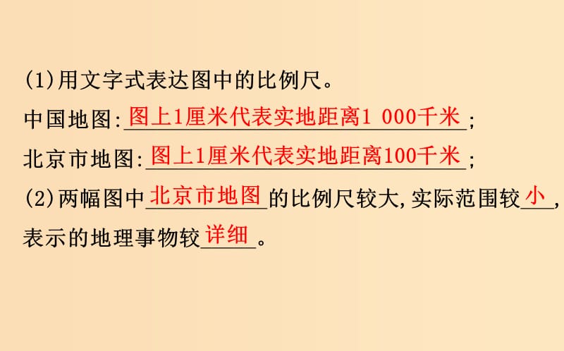 2019版高考地理一轮复习 区域地理 第一单元 地球与地图 第2讲 地图 1.2.1 地图三要素课件.ppt_第3页