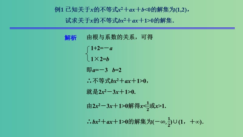 2019年高考数学 25个必考点 专题14 一元二次不等式课件.ppt_第3页