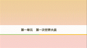 2017-2018學(xué)年高中歷史 第一單元 第一次世界大戰(zhàn) 第1課 第一次世界大戰(zhàn)的爆發(fā)課件 新人教版選修3.ppt