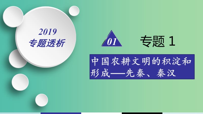 2019届高考历史二轮复习 热点重点难点透析 专题1 中国农耕文明的积淀和形成——先秦、秦汉 微专题1 从商周贵族政治到秦汉官僚政治的演变课件.ppt_第1页