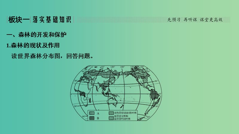 2019版高考地理大一轮复习 第十单元 区域可持续发展 第26讲 第2课时 森林和湿地的开发与保护课件 中图版.ppt_第2页