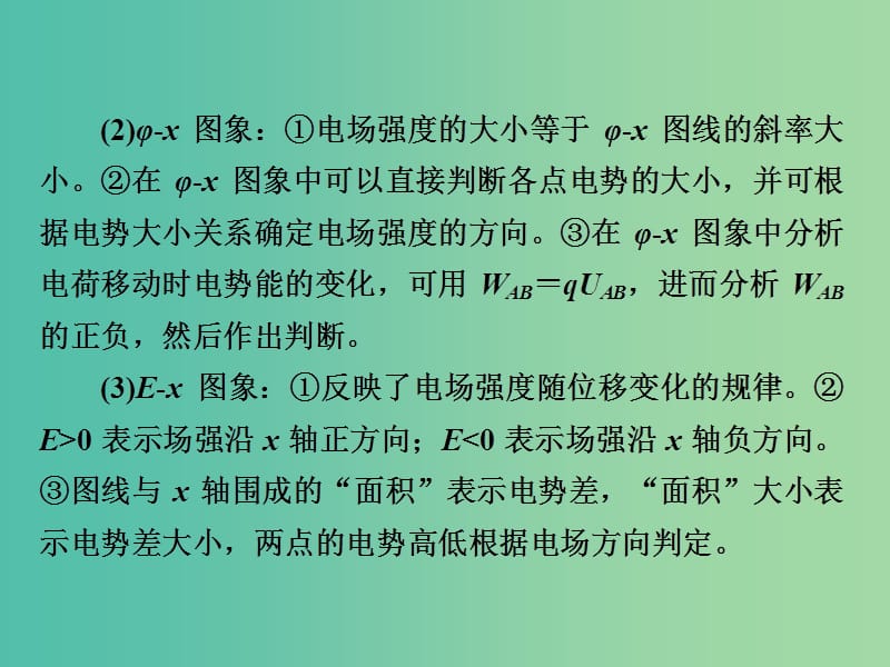 高考物理一轮复习第8章电场30电场中的图象问题课件.ppt_第3页